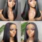 13x4 Lace Front Human Hair Wig Transparent Lace Frontal Wigs Straight Natural Wig