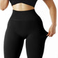 Seamless Ribbed High Waisted Yoga Pants