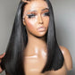 13x4 Lace Front Human Hair Wig Transparent Lace Frontal Wigs Straight Natural Wig